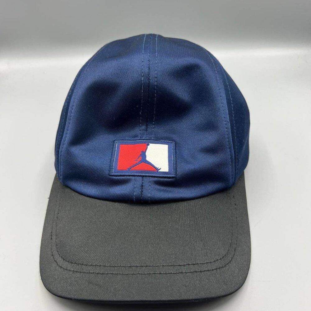 Air Jordan 5 Panel Hat Men Blue Black‎ Jumpman Strap Back Cap